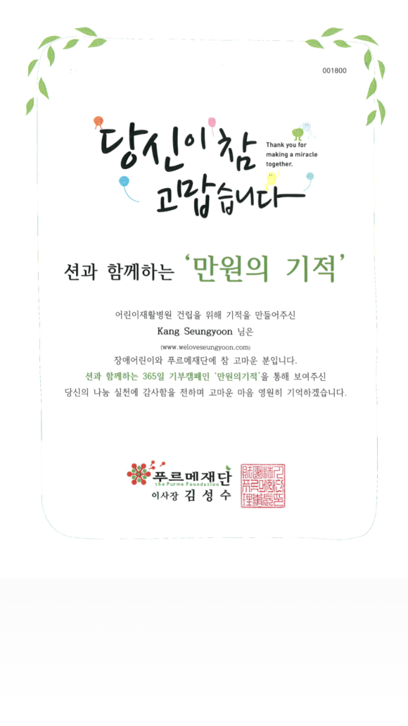 Donation Proj 2 Certificate