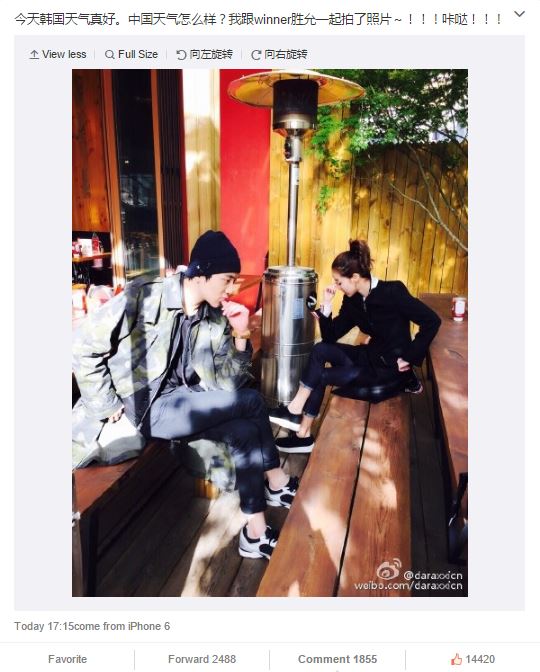 150417 weibo cap dara seungyoon
