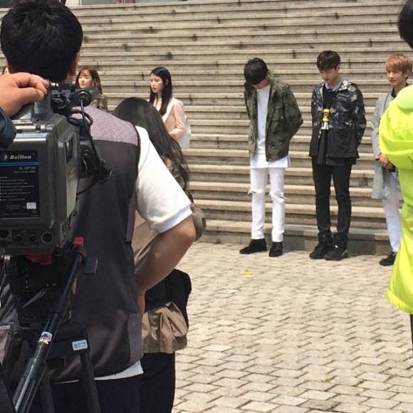 150514 producers filming insta8