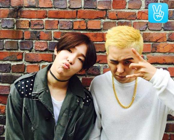 150731 namong v app twitter