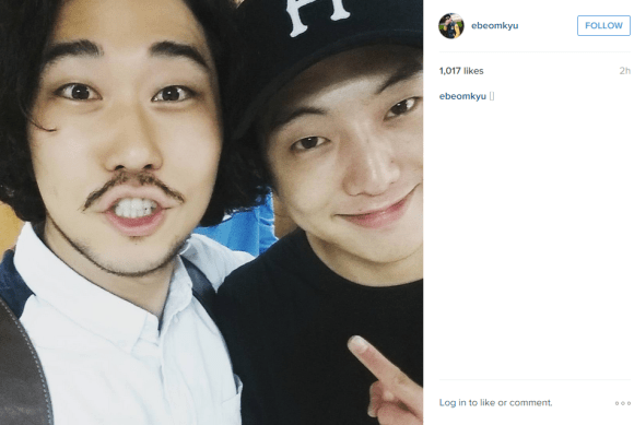 150808 beom kyu2 ksy insta cap