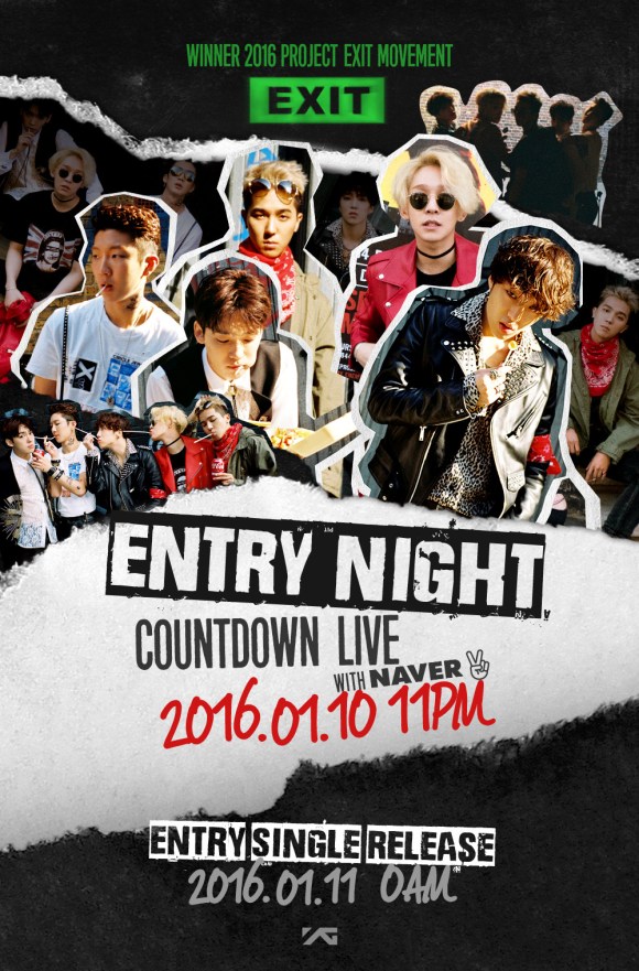160108 WINNER - COUNTDOWN LIVE ENTRY NIGHT