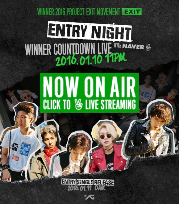 160110 WINNER - COUNTDOWN LIVE ENTRY NIGHT