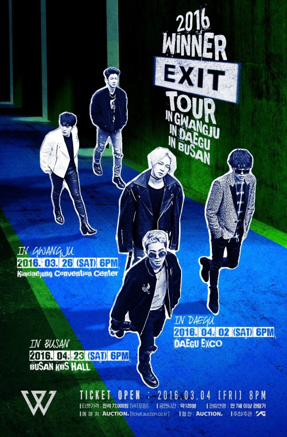 160226 WINNER EXIT TOUR IN GWANGJU, DAEGU & BUSAN